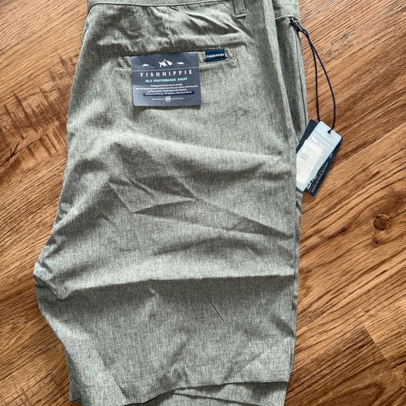 Fish Hippie Other - FISH HIPPIE Men's Isla  Performance Shorts Gray Size 38 NEW With Tags